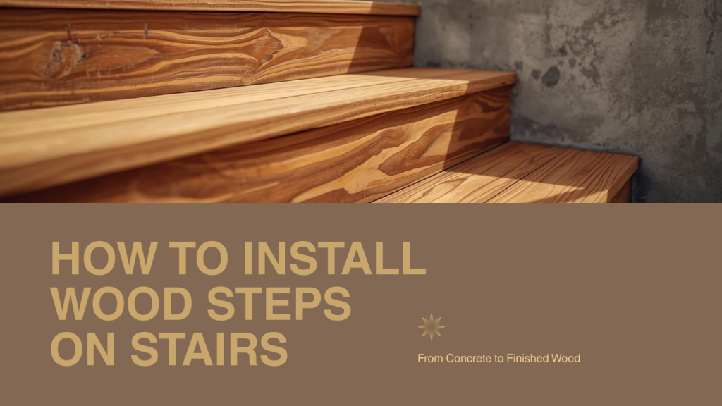 How to Install Wood Steps on Stairs