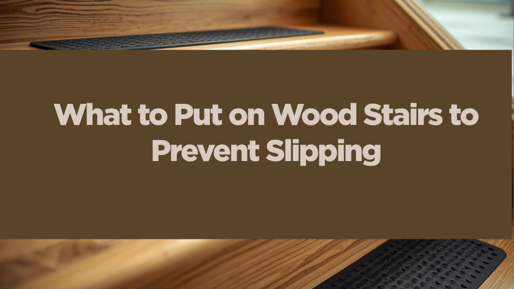 What to Put on Wood Stairs to Prevent Slipping

