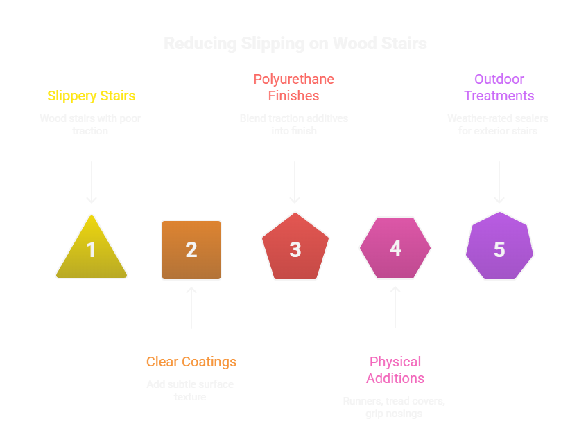 Practical Ways to Reduce Slipping on Wood Stairs